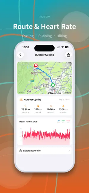 RouteGPX screenshot 2