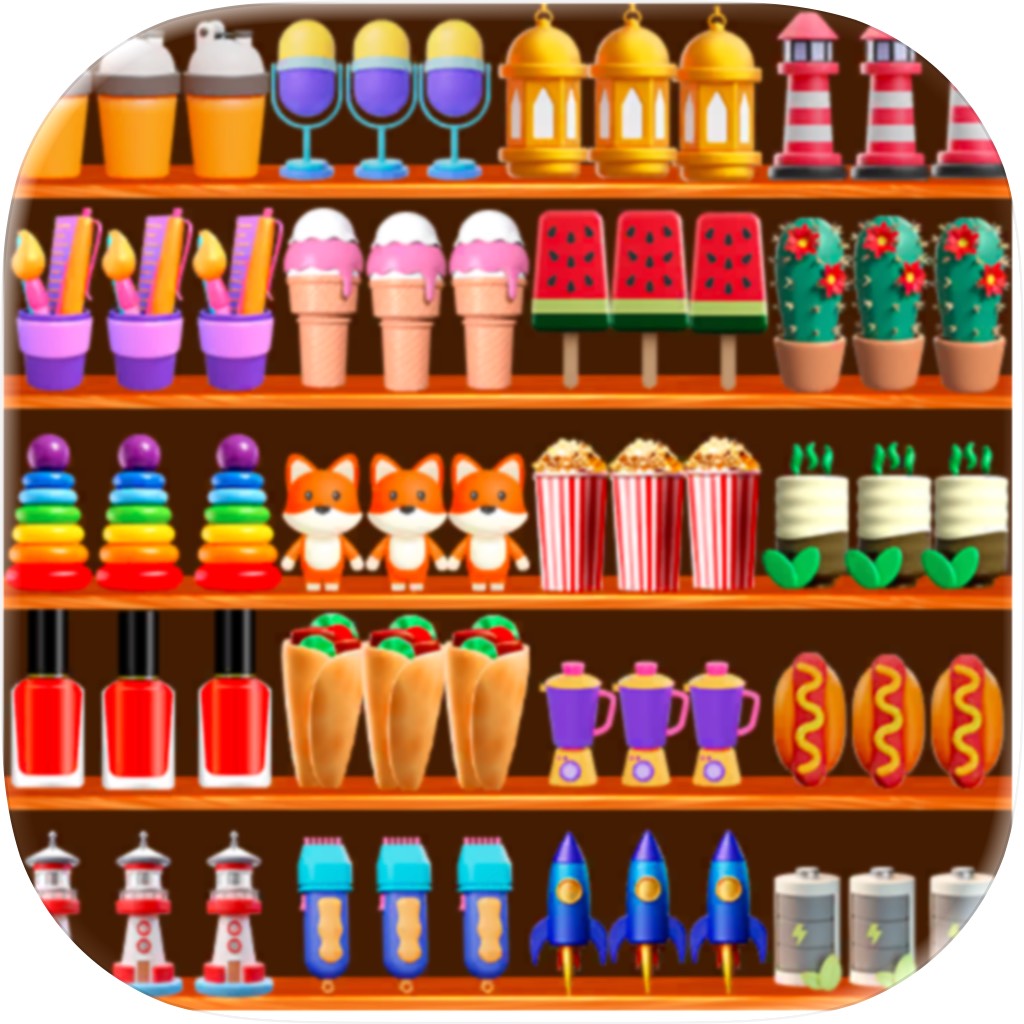 Apple App Store cover for Goods Match 3D - Sorting Games