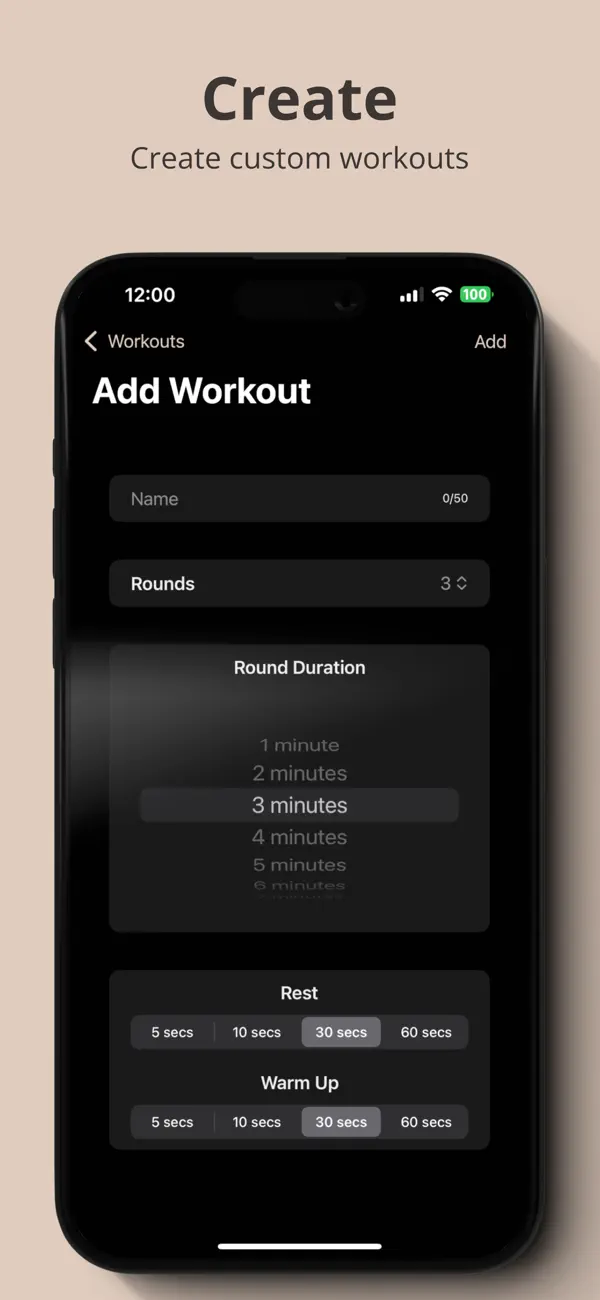 Screenshot #3 pour Boxing Interval Timer : Boxiit