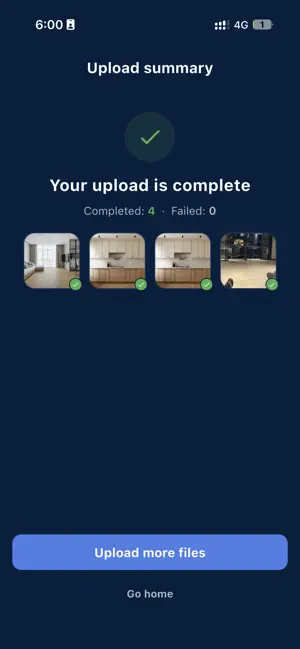 Tridas Media Uploader screenshot 4