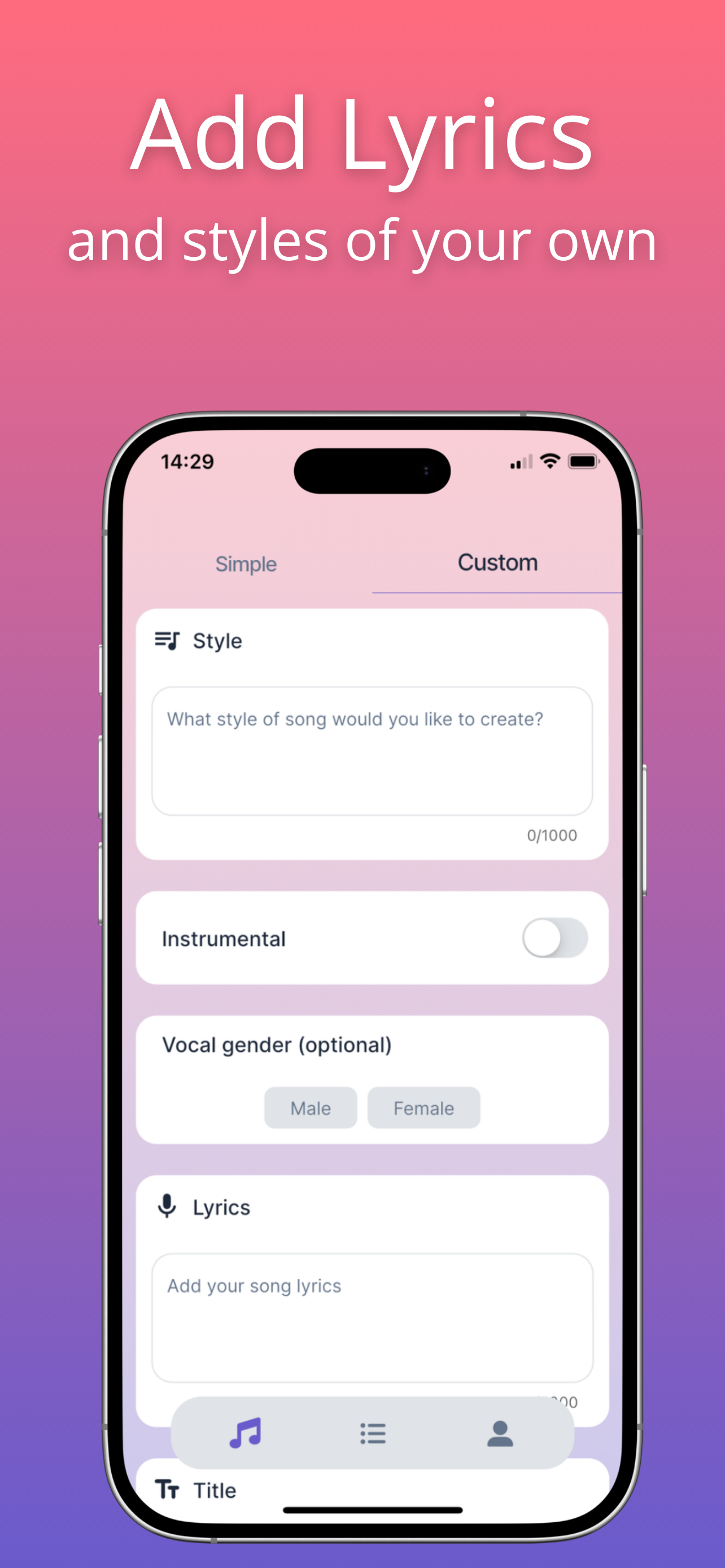 Musica: AI Song Generator screenshot 4
