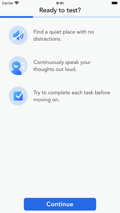 UserTesting Screenshot