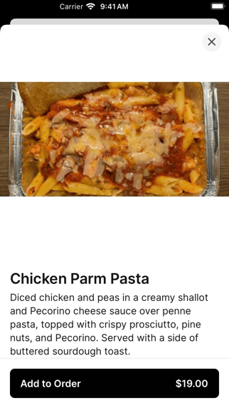 Jack’s Crepes iPhone screenshot 3 - Food & Drink app