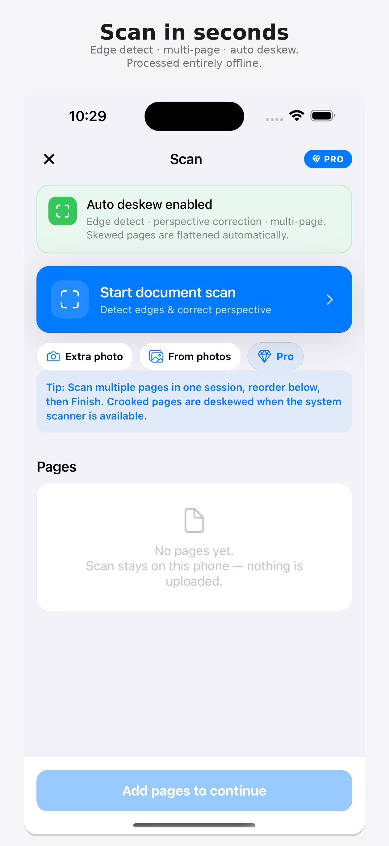 Screenshot 2 of LocalScan: Private OCR