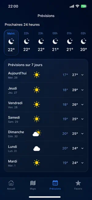 Meteo Maroc screenshot 3