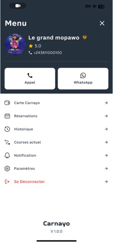 Carnayo Client App screenshot