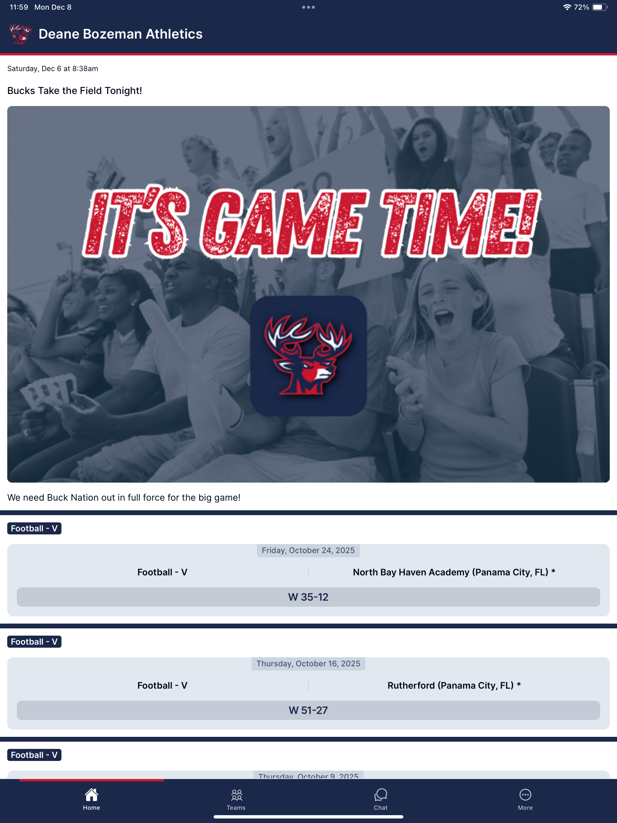 Deane Bozeman Athletics
