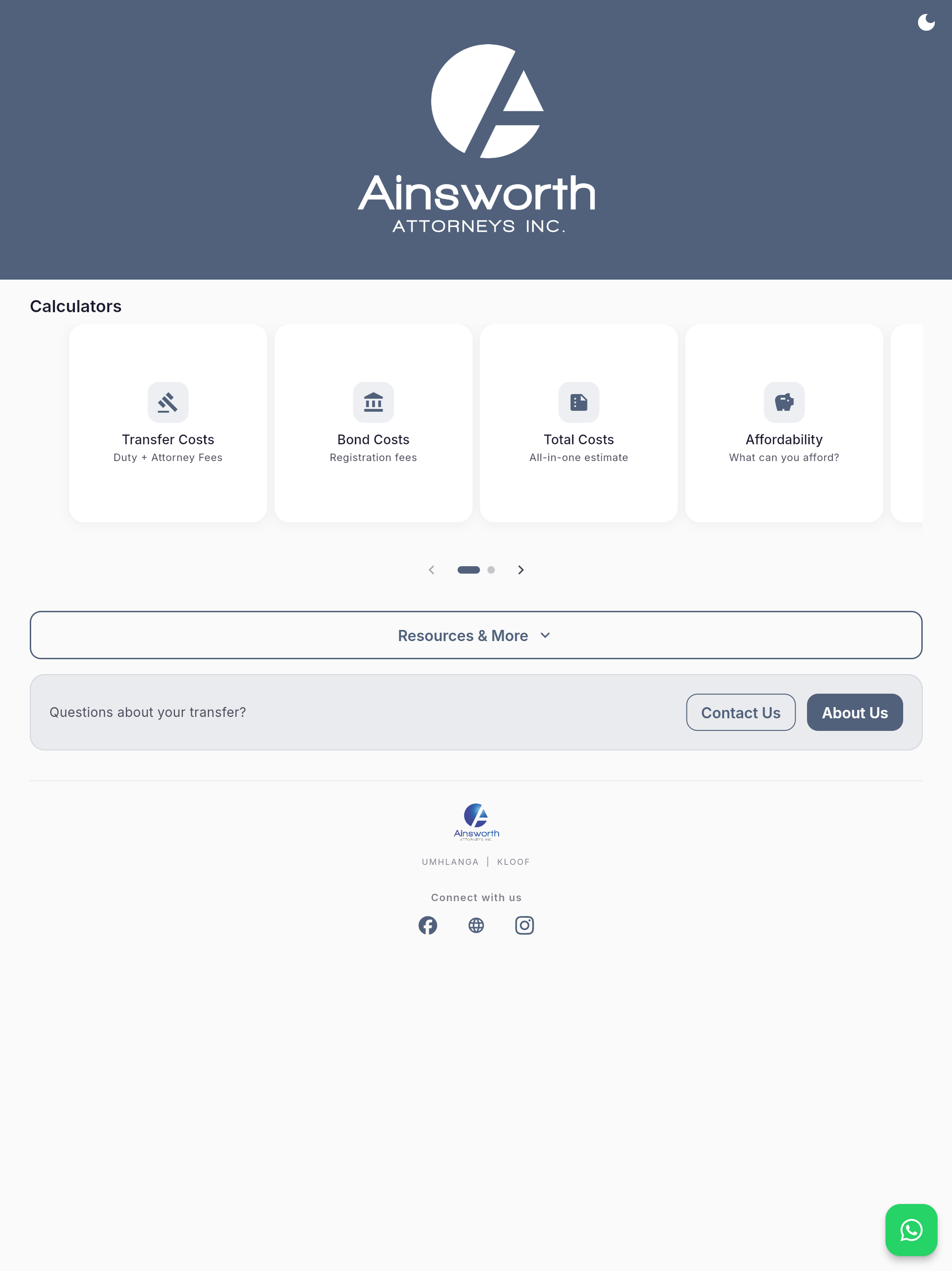Ainsworth Attorneys Inc screenshot 8
