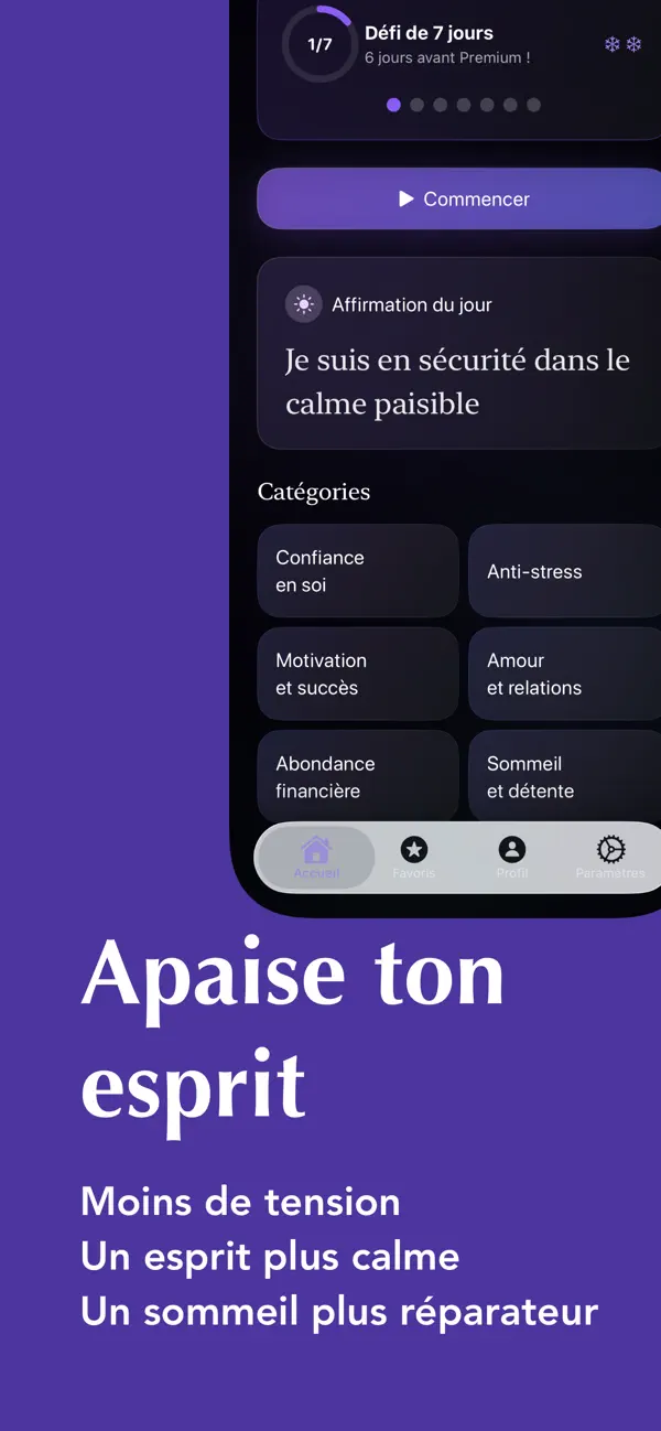 Screenshot #2 pour Affiora: affirmations du jour