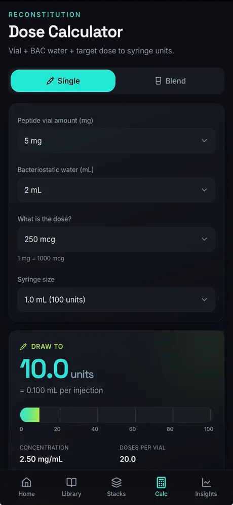 Peptide Cheat Sheet screenshot 4
