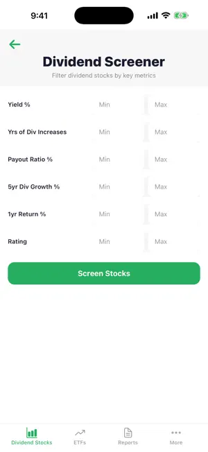 DivRank: Dividend Stocks screenshot 3
