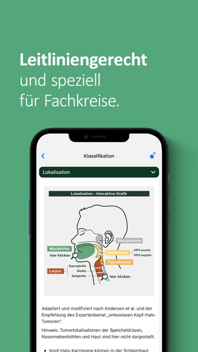 Kopf-Hals-Tumoren onkowissen Screenshot