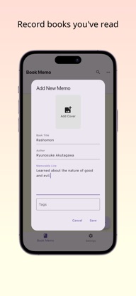 Bookmemo - One-Line Book Memo screenshot 3