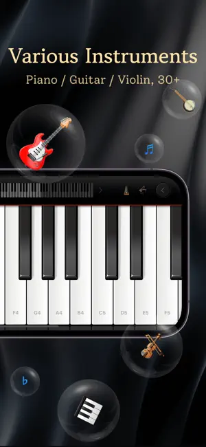 Piano Widget - 40+ Instruments screenshot 2