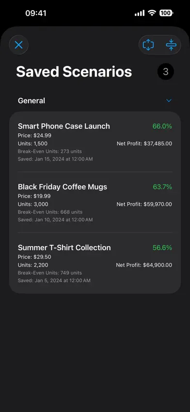 Revenue Calc screenshot 3
