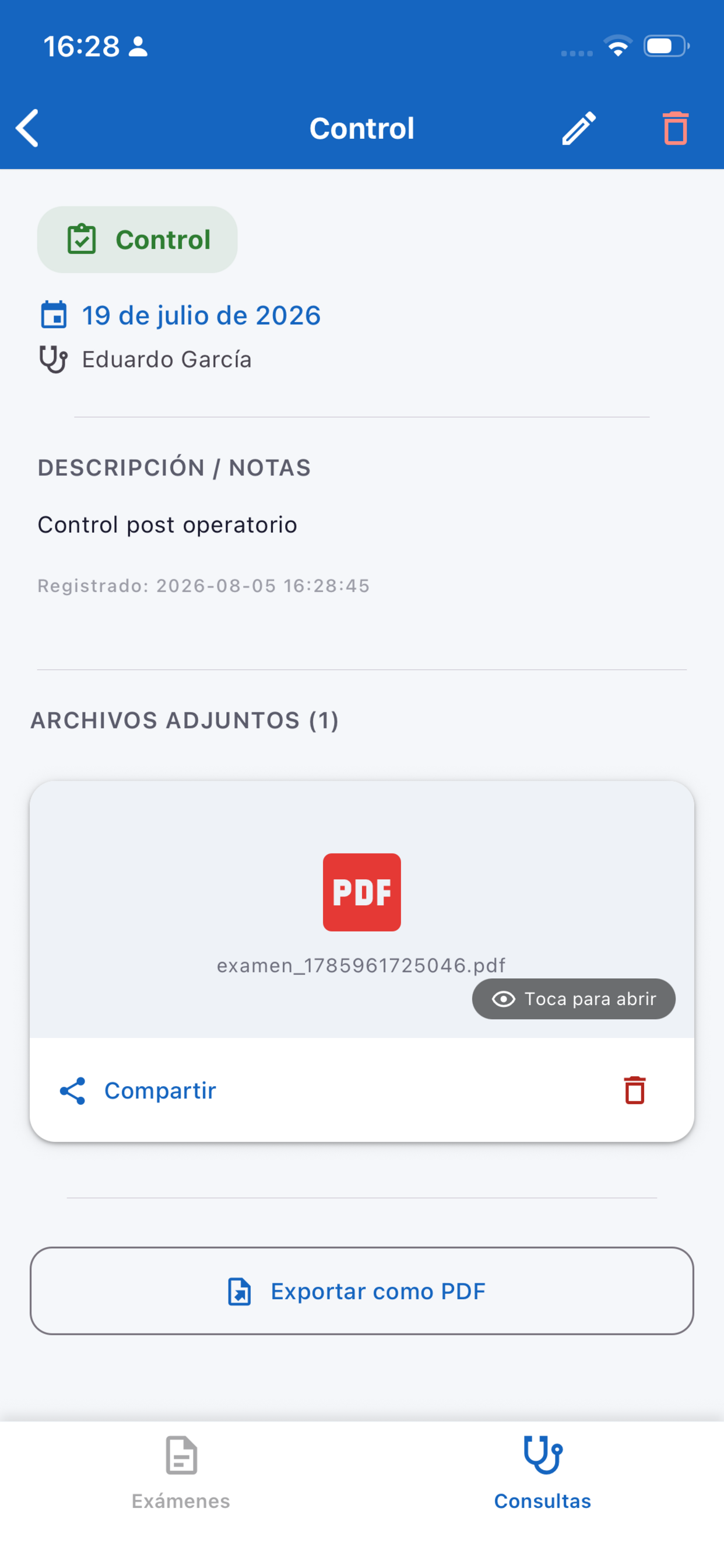 Mis Exámenes