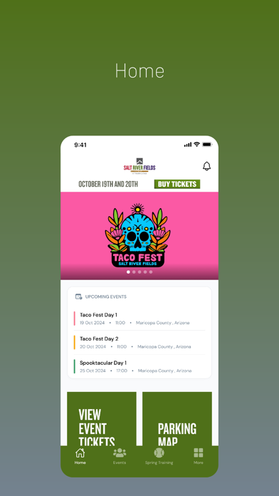 Salt River Fields | Scottsdale iPhone screenshot 1 - Sports app
