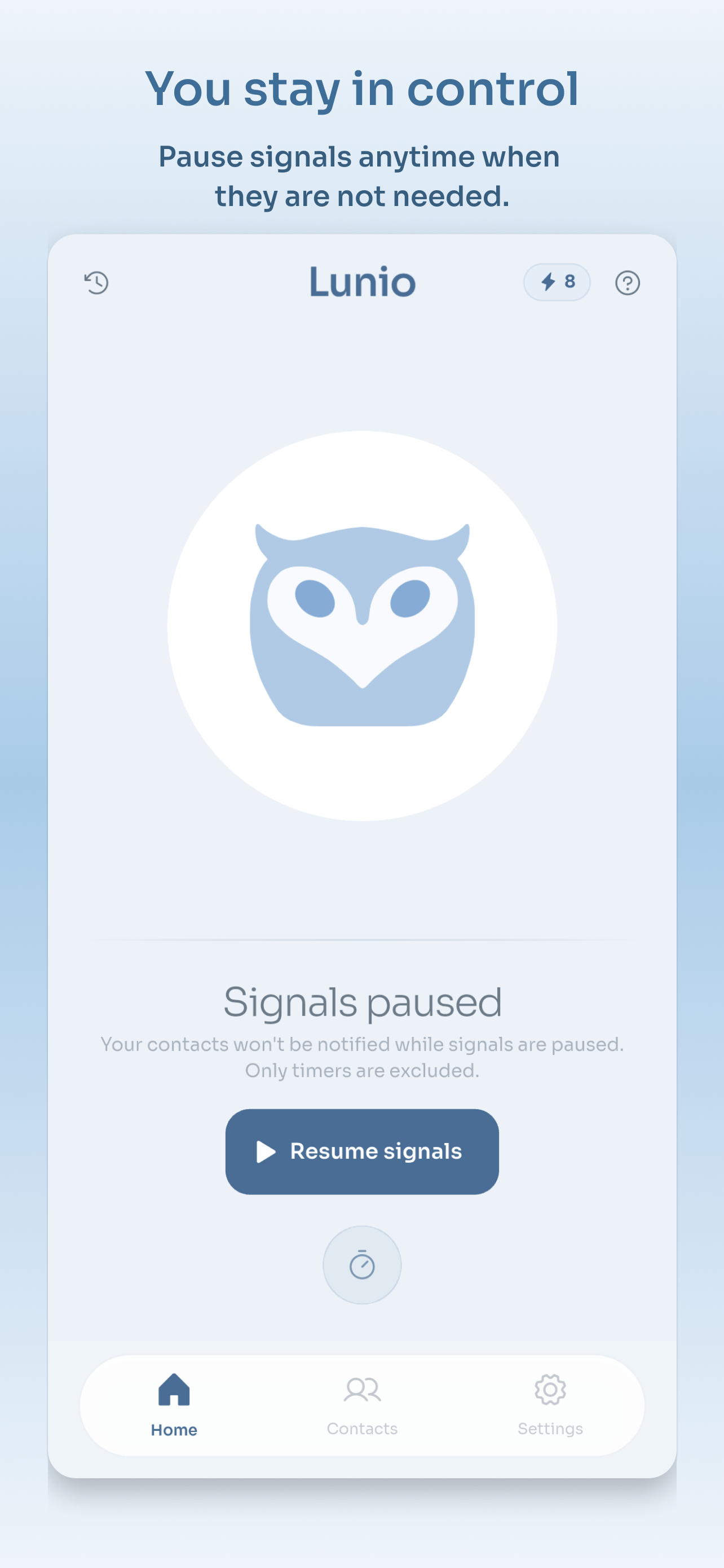 Lunio — Daily Safety Check-In