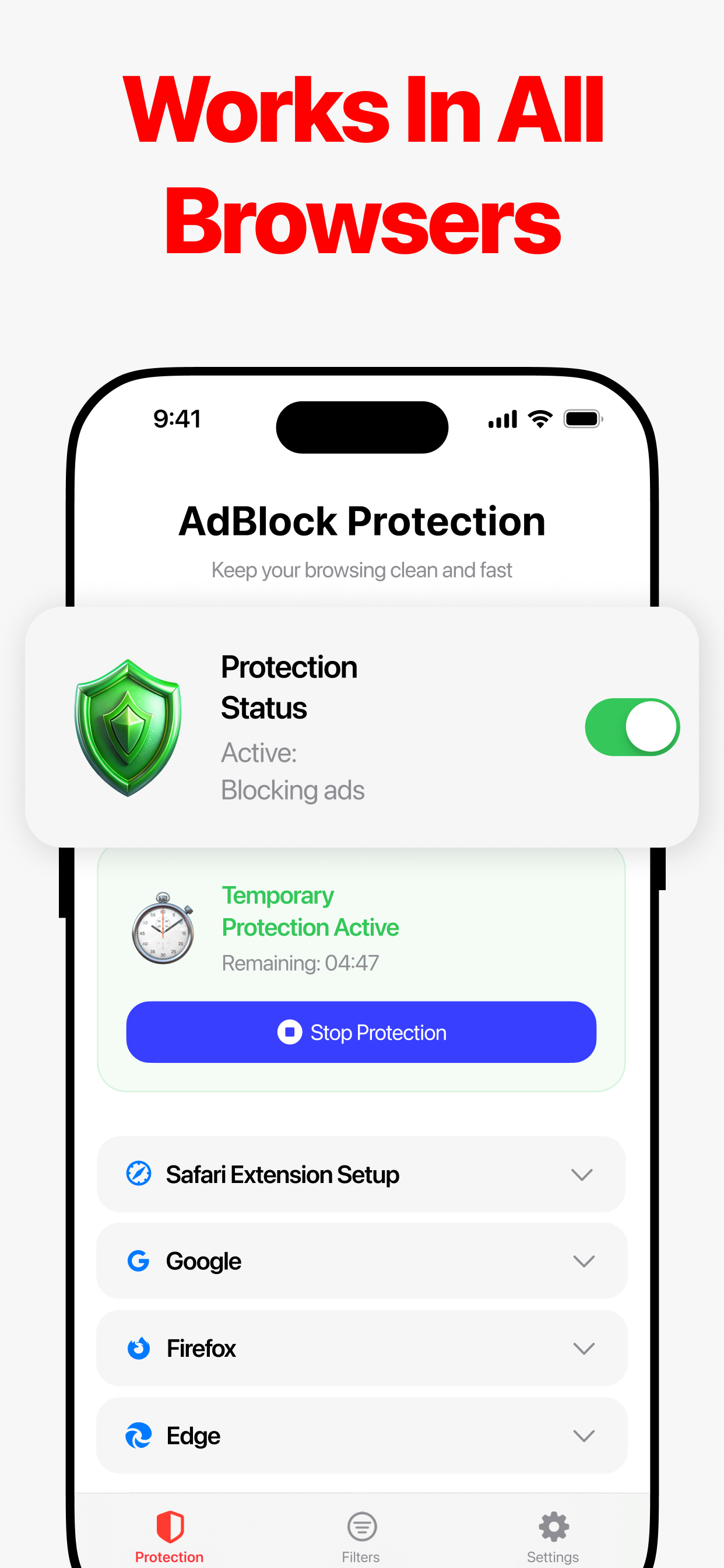 Ad Blocker for Safari + screenshot 3