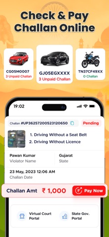 Vehicleinfo - All Vahan Detail iPhone screenshot 3