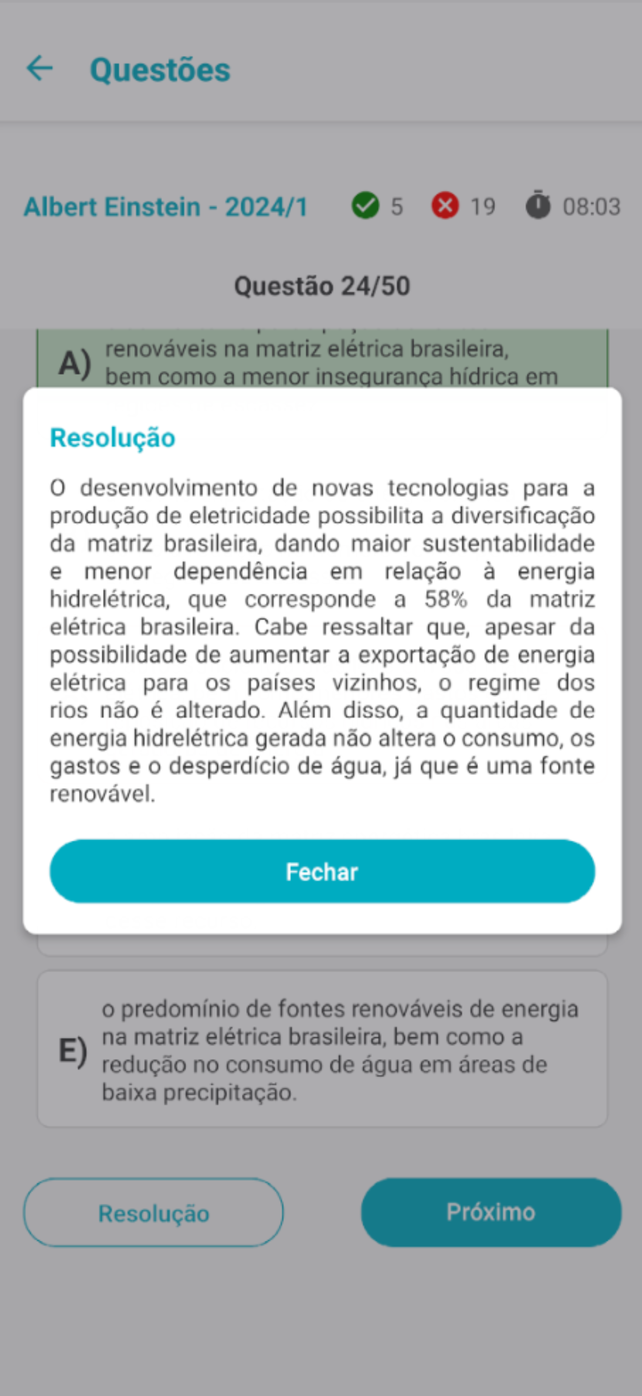 Simulados Vestibular
