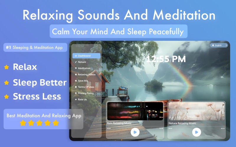 Sleep Sounds And Meditation iPhone screenshot