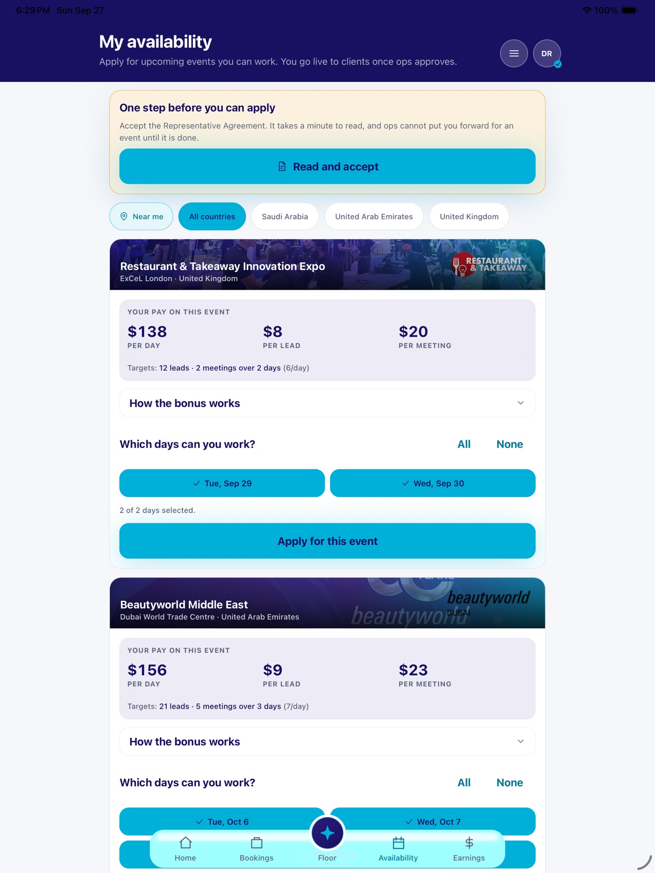 Screenshot 8 of Event BDR