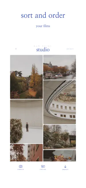 raw films: aesthetic editor screenshot 2