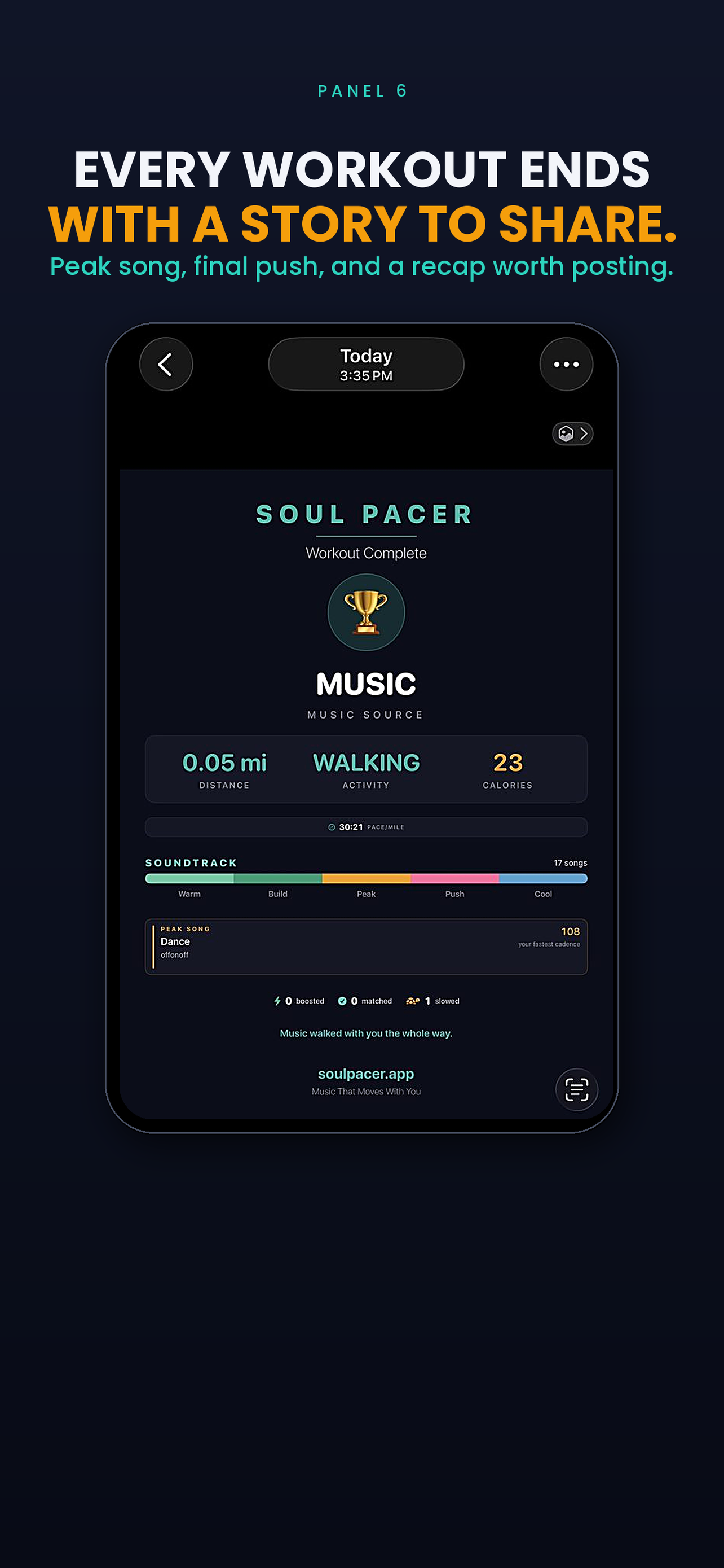 Soul Pacer: BPM Music Workout screenshot 4