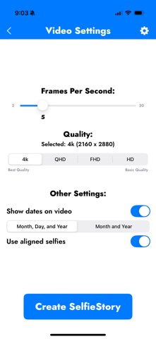 SelfieStory - Picture Everyday screenshot