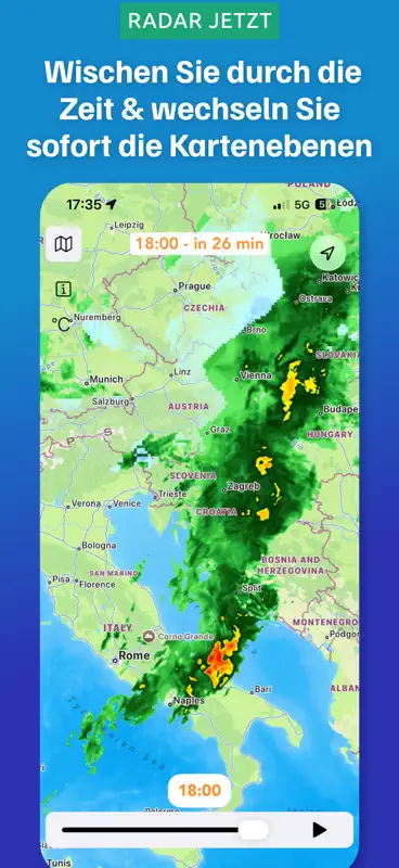 Radar Now: Regen und Schnee screenshot 3 of 6