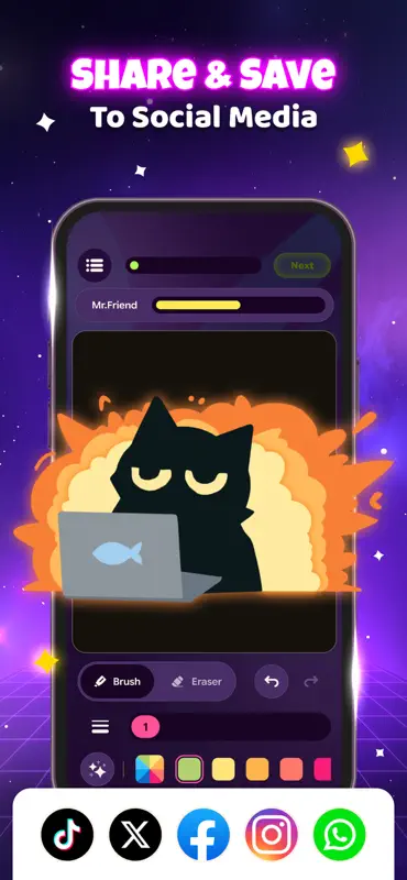 Neon Draw & Draw Together screenshot 6 of 6