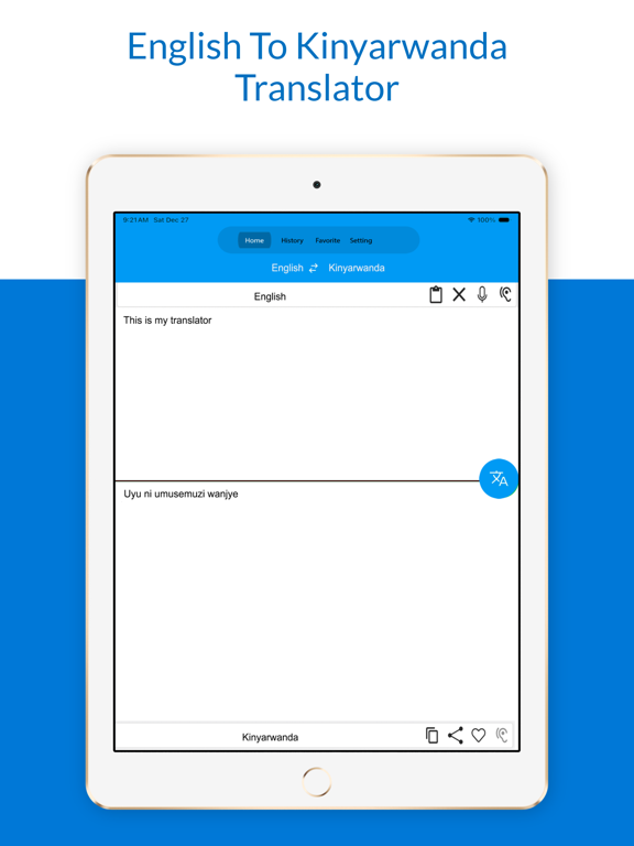 English To Kinyarwanda Trans iPad screenshot