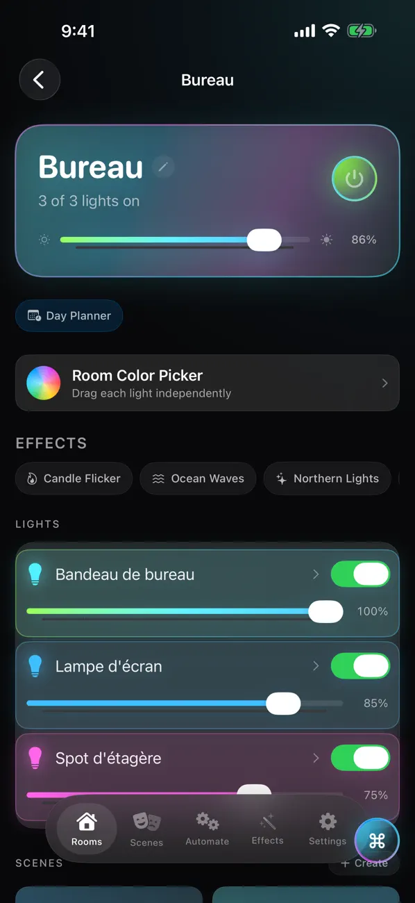 Screenshot #2 pour Command for Philips Hue