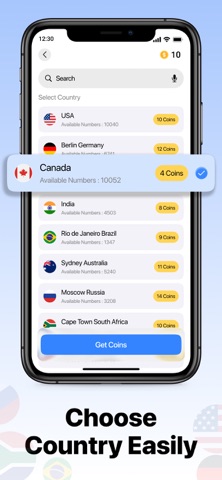 Virtual Number & SMS - GetOTP screenshot