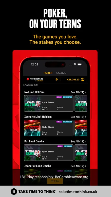 PokerStars on Betfair screenshot 4 of 4