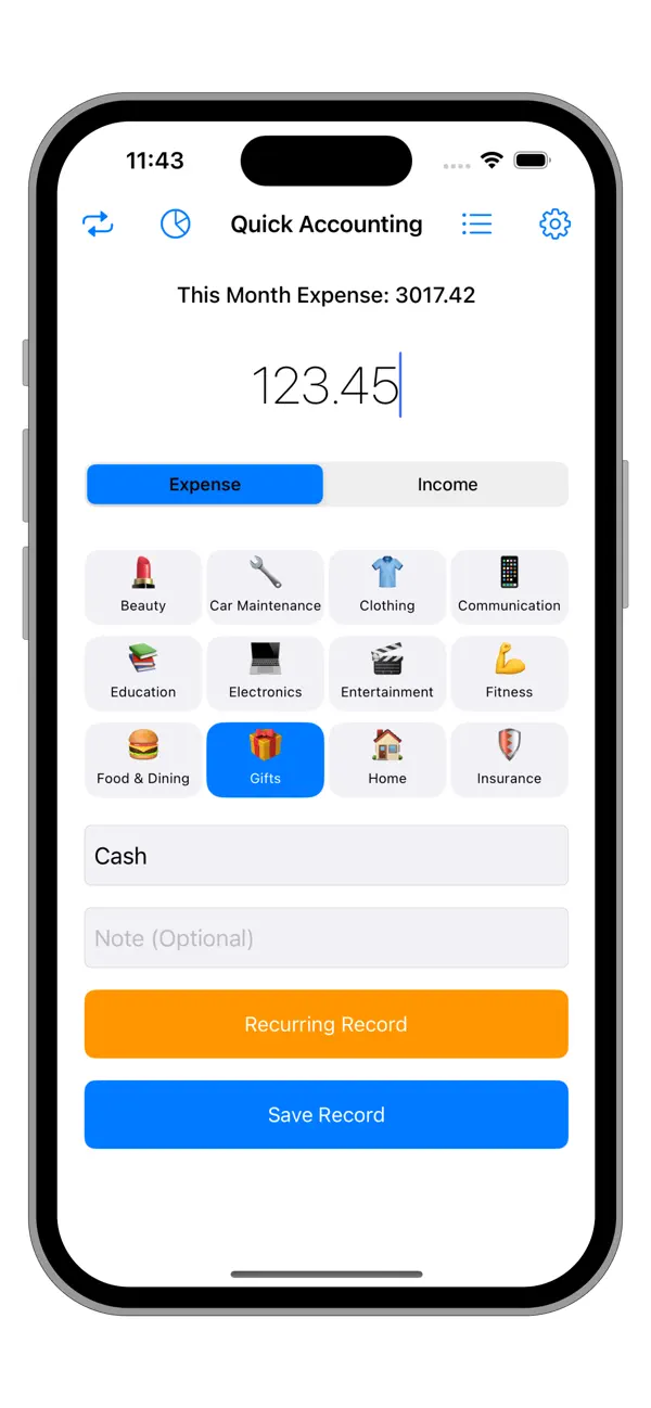 Screenshot #1 pour Wallet Money Manager-Expenses