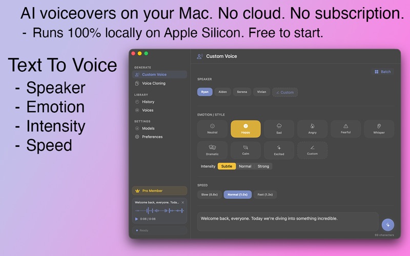 SupremeTextToVoice screenshot
