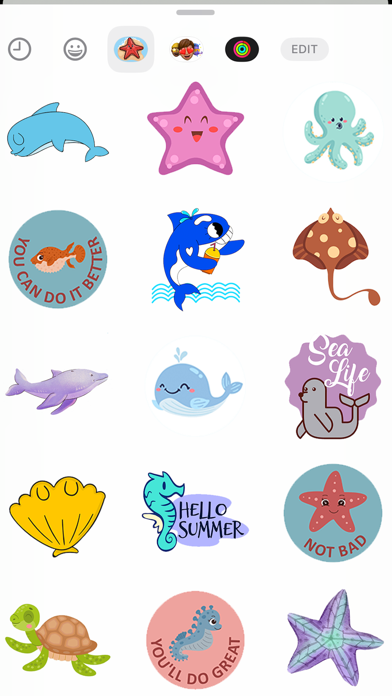 Amazing Sea Life Stickers Screenshot