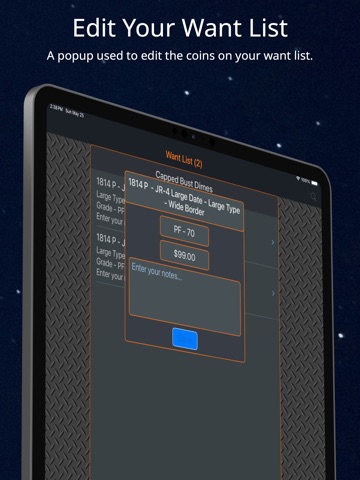 Capped Bust Dime iPad screenshot