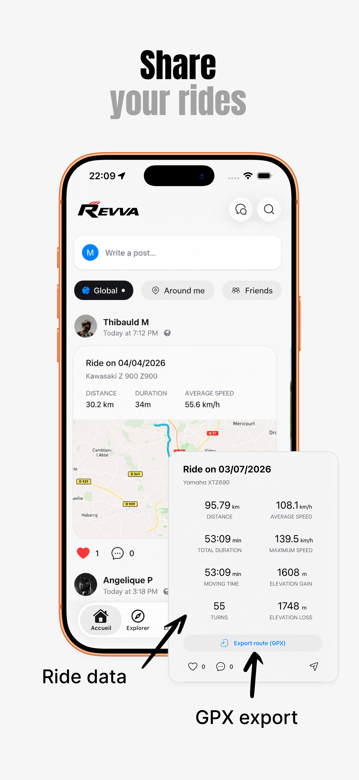 Revva — Rides & Moto Clubs
