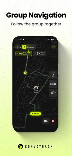 Moto Group Ride — ConvoTrack screenshot 3