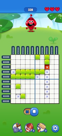Nonogram Crossing Logic Puzzle screenshot