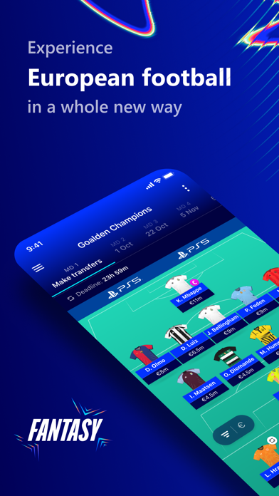 UEFA Gaming: Fantasy Football Screenshot