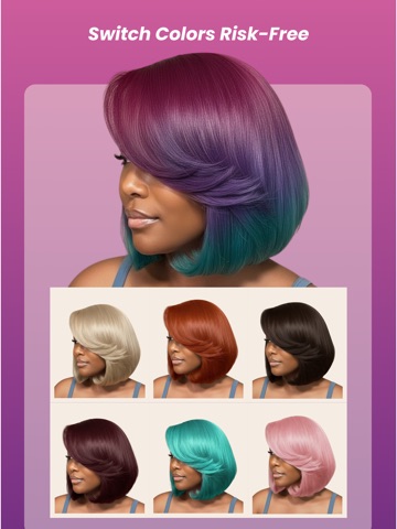 StyleShare: Hair Color Changer iPad screenshot