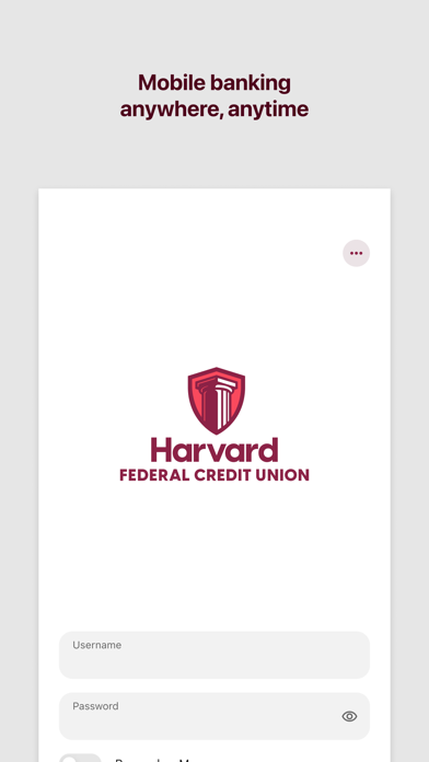 Screenshot #1 pour Harvard FCU Digital Banking