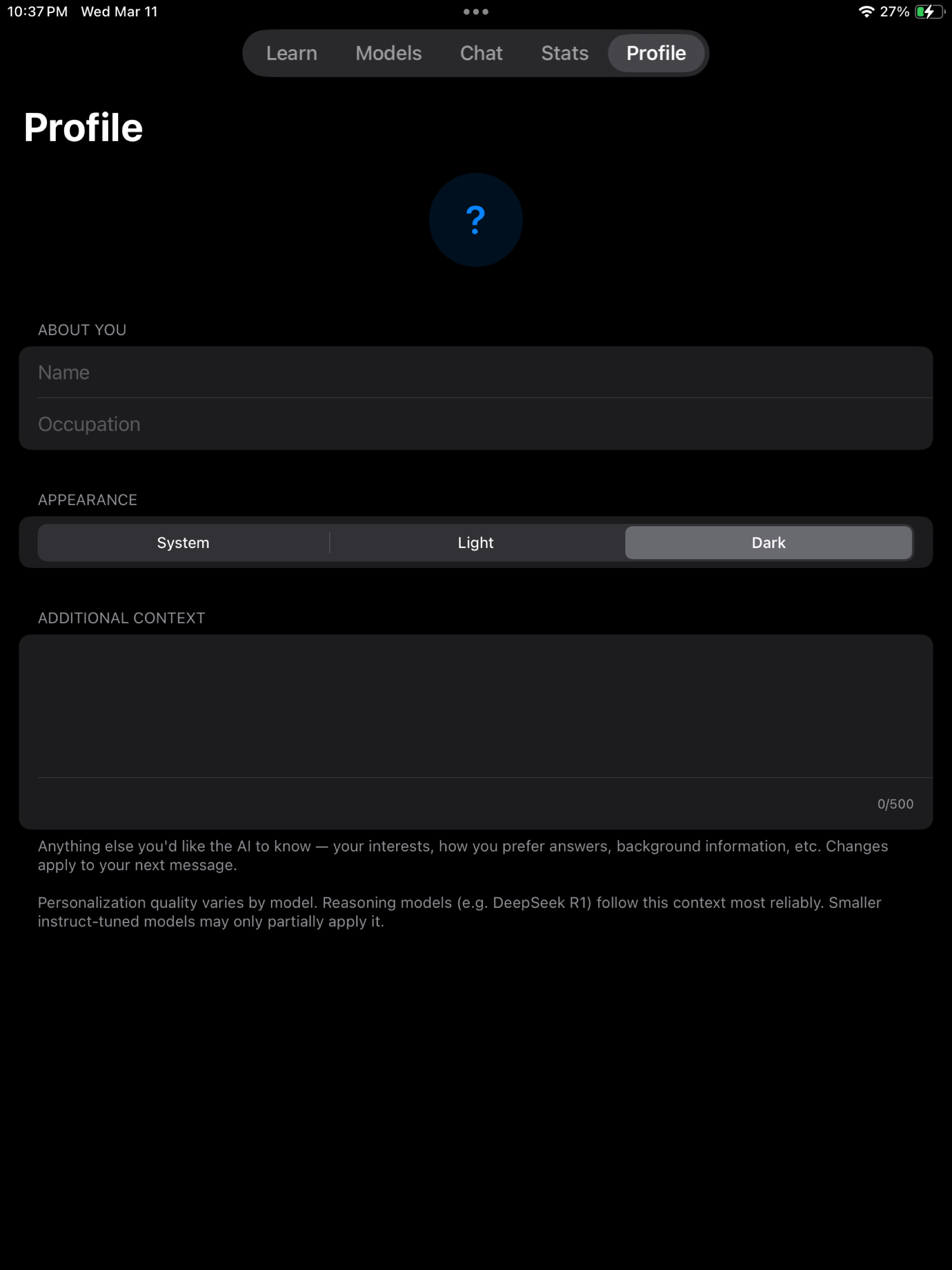 Offline AI - Private Chat
