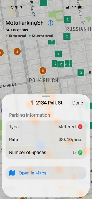 MotoParkSF screenshot 2