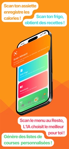 FireCal – Nutrition IA iPhone screenshot