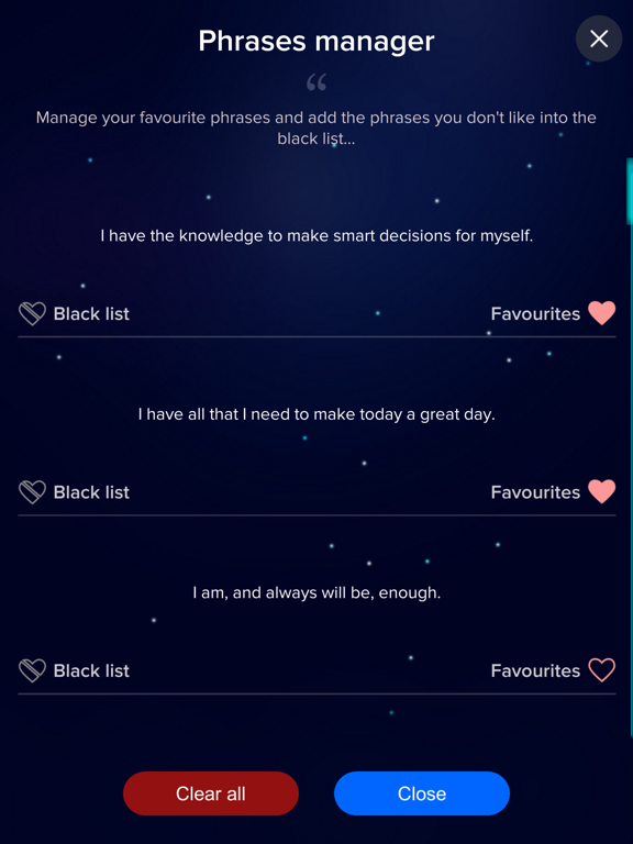 Daily Affirmations & Self Care iPad screenshot 4 - Health & Fitness app